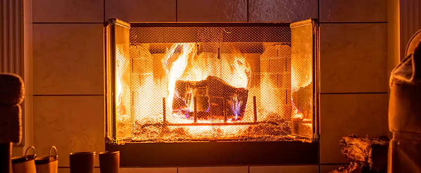 Mendota Hearth Landscape Fireplace Installation in Elko, Nevada